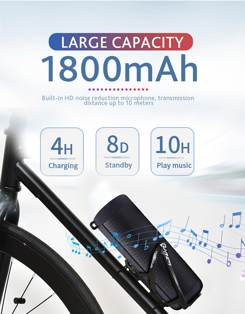 Portable Waterproof Bluetooth Speaker